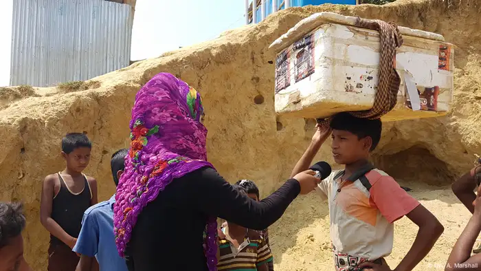 Rohingya Bangladesch (DW/A. Lange)