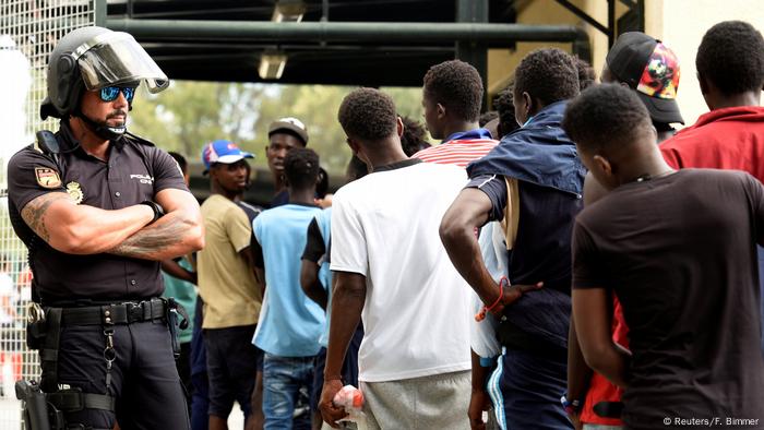 Spanien Ceuta Migranten aus Afrika