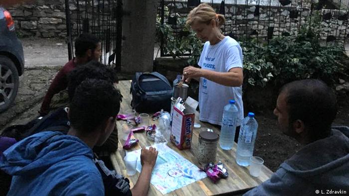 Mazedonische Aktivistin Lence Zdravkin