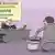 Человек с ведрами фекалий в качестве резюме и рекомендаций идет на собеседование на должность тролля - в карикатуре Сергея Елкина