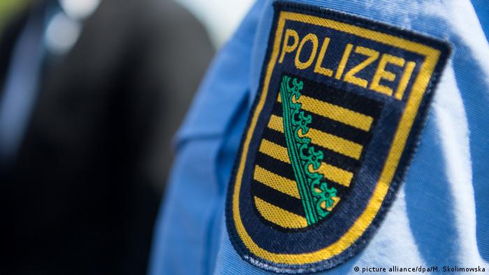 Logo der sächsischen Polizeiuniform