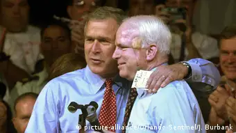 USA Senator John McCain und George W. Bush 2000