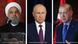 Bildkombo: Hassan Rouhani, Vladimir Putin und Recep Tayyip Erdogan Bildkombo: Hassan Rouhani, Vladimir Putin und Recep Tayyip Erdogan