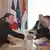 Emmanuel Macron und Viktor Orban beim EU Gipfel in Sofia