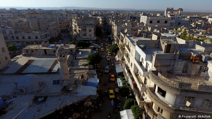Syrien Die von den Rebellen gehaltene Stadt Idlib