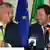 Italians Innenminister Matteo Salvini trifft den ungarischen Premierminister Viktor Orban in Mailand