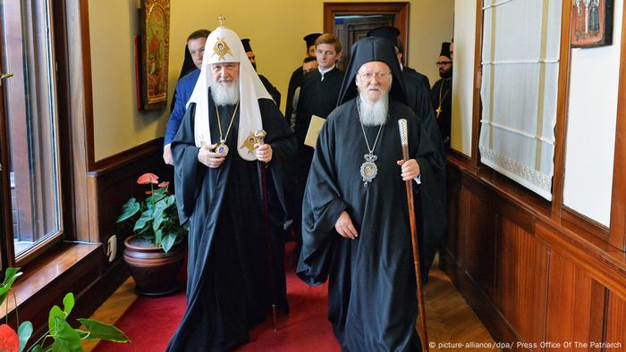 Türkei, Istanbul: Patriarch Kirill und Patriarch Bartholomaios I.