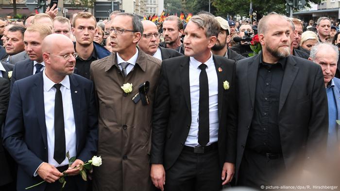 Deutschland Rechte Demo in Chemnitz