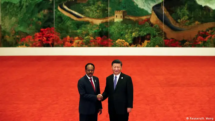 China Peking - Afrika Gipfel - Xi Jinping und Somalias President Mohamed Abdullahi Mohamed