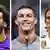 Bildkombo - Mohamed Salah, Cristiano Ronaldo, Luka Modric