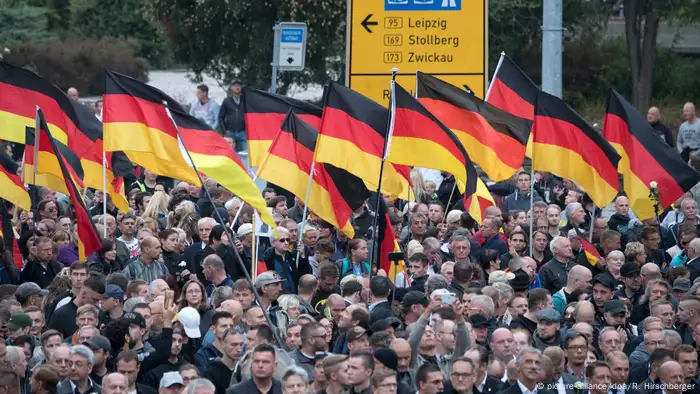 Deutschland, Chemnitz: Symbolbild AFD und der Verfassungsschutz