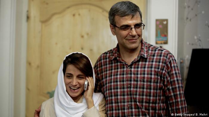 Reza Khandan und seine Frau Nasrin Sotoudeh