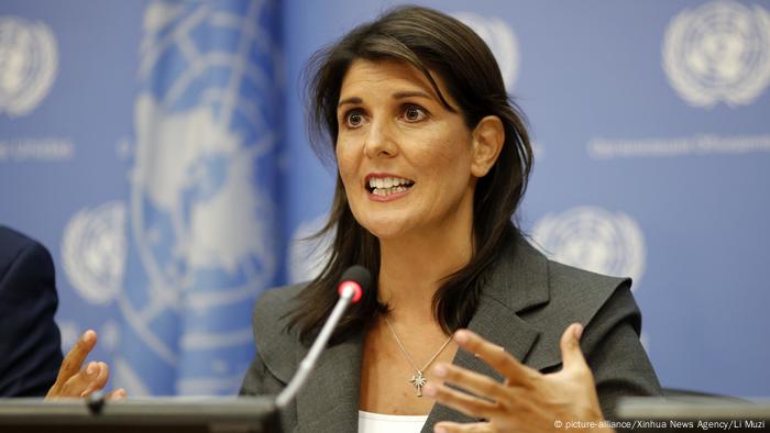 Trumps Un Botschafterin Nikki Haley Tritt Zurück Aktuell Amerika Dw 09102018 3753