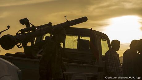 Libyen Miliz Fajr Libya in Kikla (picture-alliance/AA/A. Izgi)