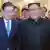 کیم جونگ اون (راست)، رهبر کره شمالی