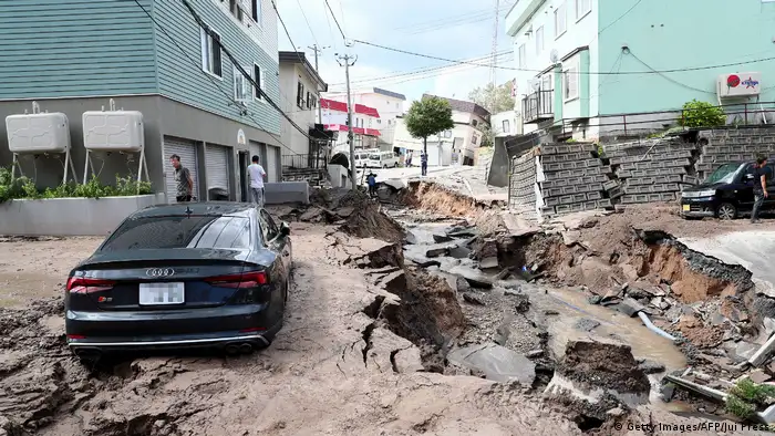 Japan, Hokkaido, Sapporo: Die Stadt nach dem Erdbeben (Getty Images/AFP/Jui Press)