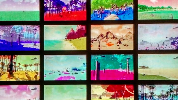 Wall of screenshots from No Man's Sky