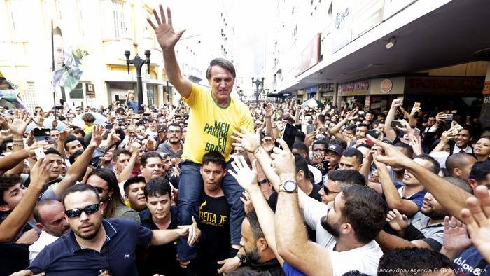 O candidato à Presidência Jair Bolsonaro