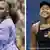 Serena Williams (left) and Naomi Osaka