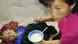 A malnourished North Korean child, aged 3, is fed a vitamin and mineral-enriched porridge supplied by the United Nations World Food Programme A malnourished North Korean child, aged 3, is fed a vitamin and mineral-enriched porridge supplied by the United Nations World Food Programme