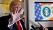 USA - Donald Trump spricht zu Reportern an Bord der Airforce One USA - Donald Trump spricht zu Reportern an Bord der Airforce One