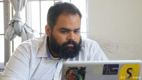 Ashwin Ravinchandran, General Manager MEST Incubator in Accra, Ghana (DW/J. Endert)