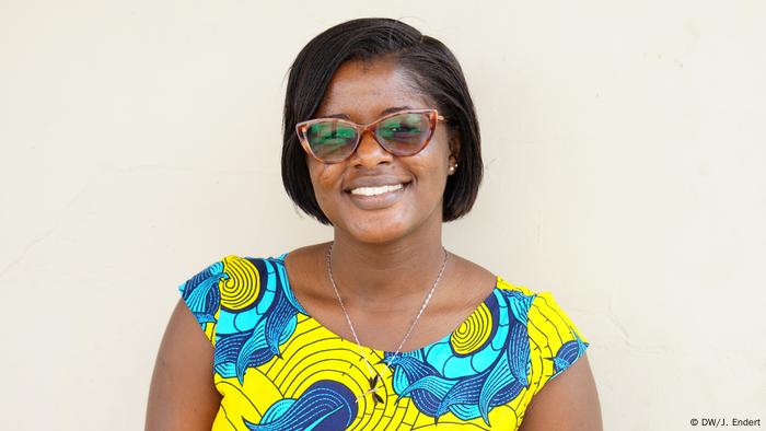 Vivian Affoah, Senior Programme Officer for Freedom of Expression Media Foundation for West Africa (MFWA) in Accra, Ghana (DW/J. Endert)