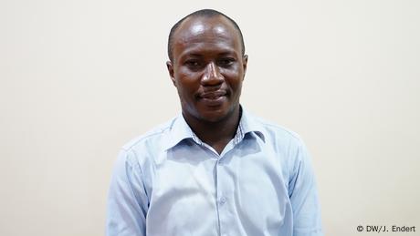 Kent Mensah, Journalist from Accra, Ghana (DW/J. Endert)