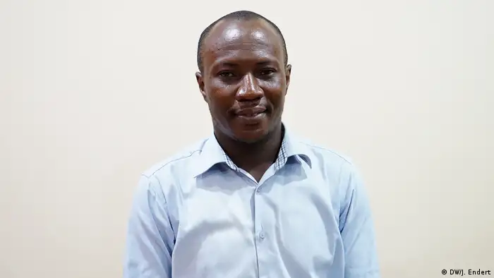 Kent Mensah, Journalist from Accra, Ghana (DW/J. Endert)