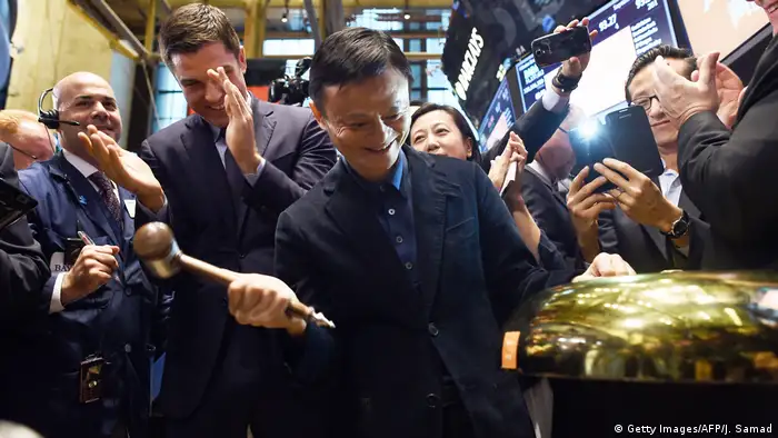 USA Jack Ma an der New Yorker Börse