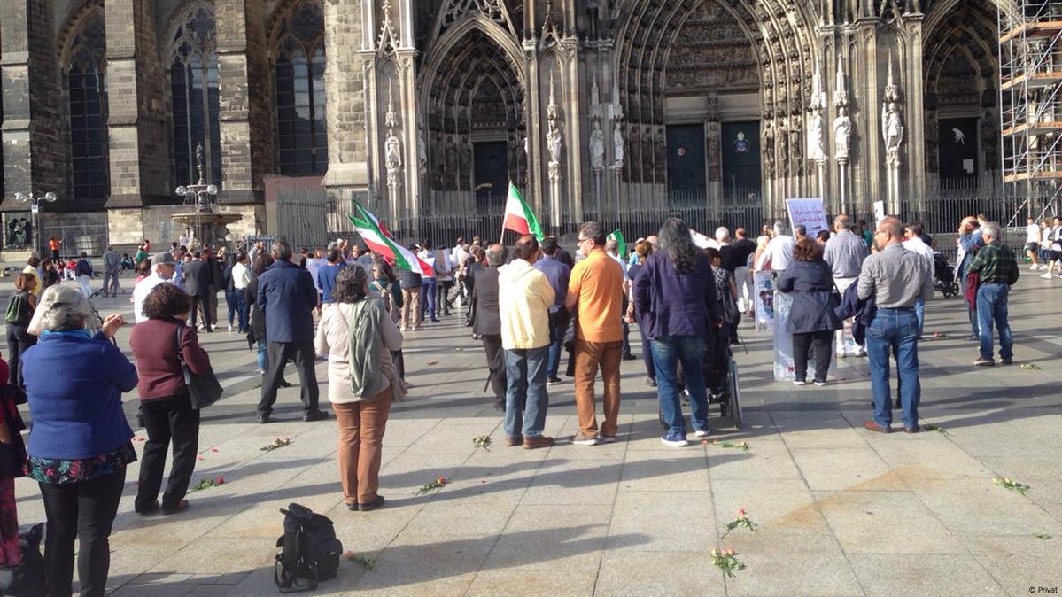 Deutschland Demonstration in Köln zu Menschenrechte im Iran