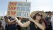 A Paris march protest placard A Paris march protest placard