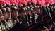 Korean People's Army (KPA) soldiers march during a mass rally on Kim Il Sung square in Pyongyang Korean People's Army (KPA) soldiers march during a mass rally on Kim Il Sung square in Pyongyang