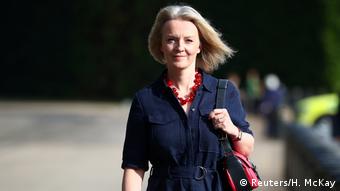 Großbritannien, London: Die Sekretärin des Finanzministeriums Liz Truss Großbritannien, London: Die Sekretärin des Finanzministeriums Liz Truss