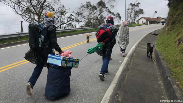 Los migrantes no siempre tienen un destino fijo. Ellos van de ciudad en ciudad en busca de un trabajo, que difícilmente encuentran.