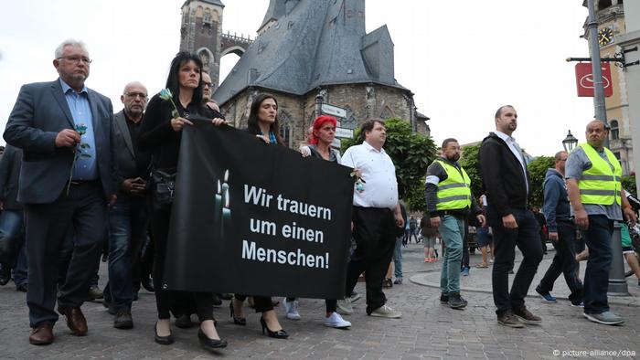 Deutschland Trauerveranstaltung in Köthen (picture-alliance/dpa)