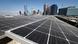 Solar panels mounted atop a roof in Los Angeles Solar panels mounted atop a roof in Los Angeles