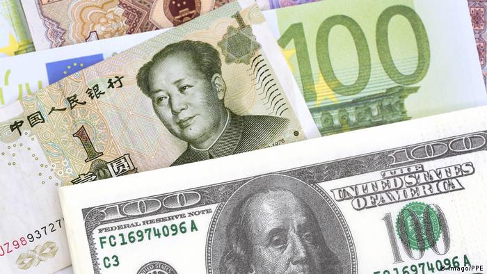 Währungen USA China & Euro (Imago/PPE)
