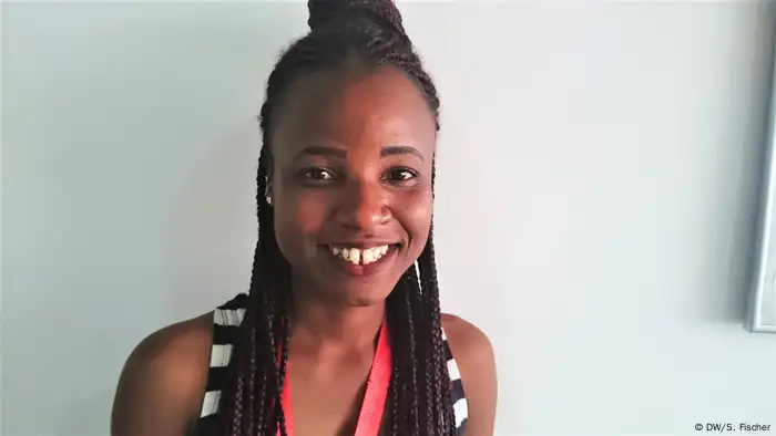 Vanessa Otchere, journalism student from Accra in Accra, Ghana (DW/S. Fischer)