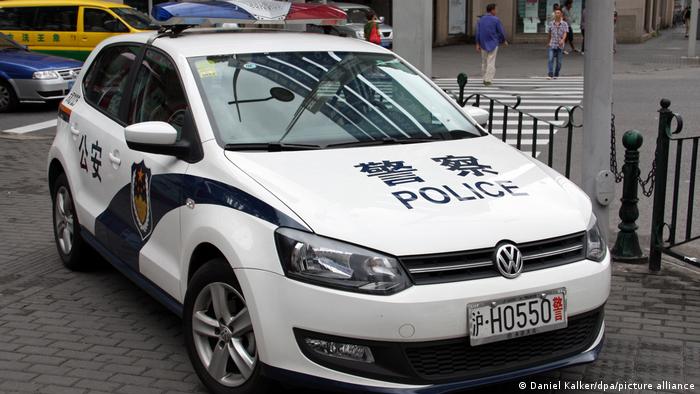China, Polizeiauto in Shanghai