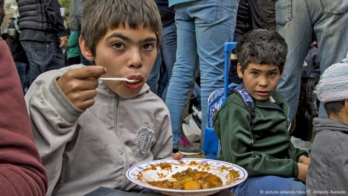 Hungry children in Argentina