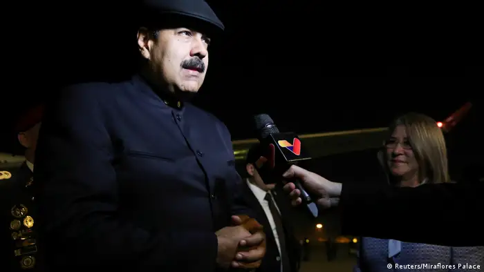 China Peking Ankunft von Venezuelas Präsident Nicolas Maduro (Reuters/Miraflores Palace)