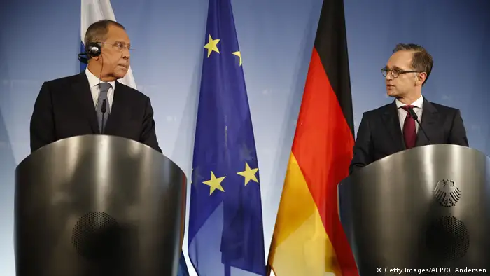 Deutschland russischer Außenminister Sergej Lawrow in Berlin (Getty Images/AFP/O. Andersen)