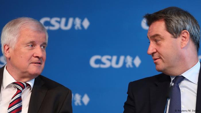CSU Horst Seehofer und Markus Söder