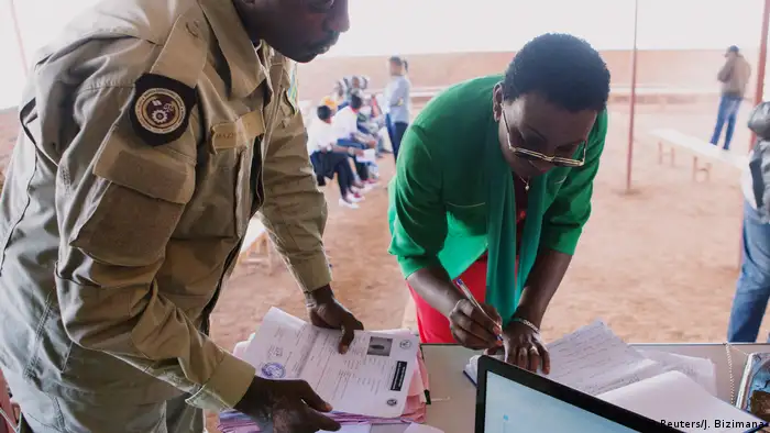 Ruanda Entlassung aus Gefängnis | Victoire Ingabire, Opposition FDU-Inkingi (Reuters/J. Bizimana)