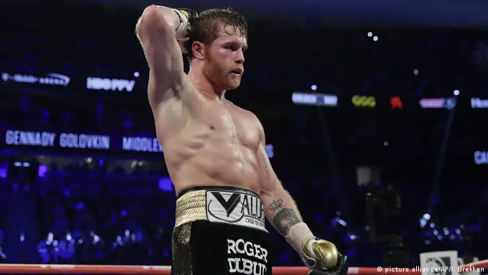 Mexikanischer Boxer 'Canelo' Álvarez gewinnt gegen Gennady Golovkin (picture alliance/AP/I. Brekken)