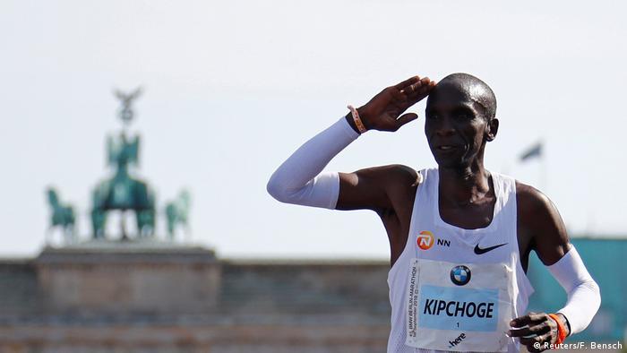 45. Berlin Marathon 2018 Neuer Weltrekord Eliud Kipchoge (Reuters/F. Bensch)
