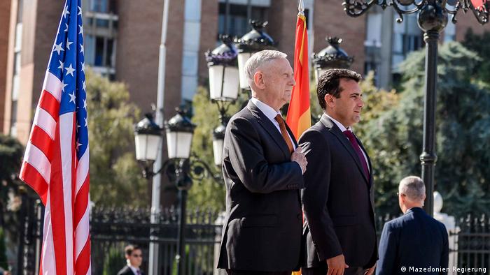 Mazedonien Besuch US Verteidigungsminister James Mattis