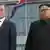 Nordkorea Kim Jong Un trifft Moon Jae-in am Flughafen in Pjöngjang