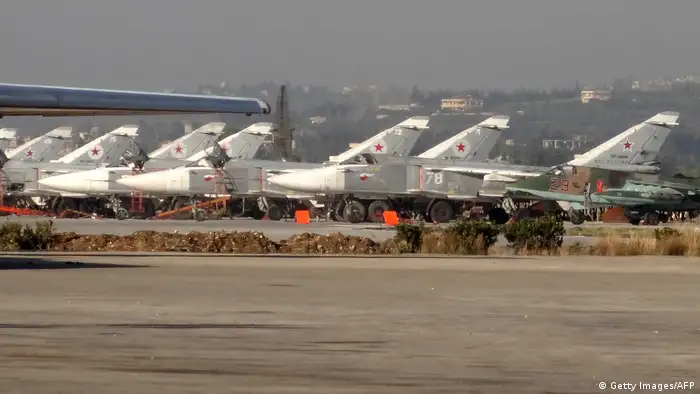 Russian fighter jets at Hmeimim airbase 